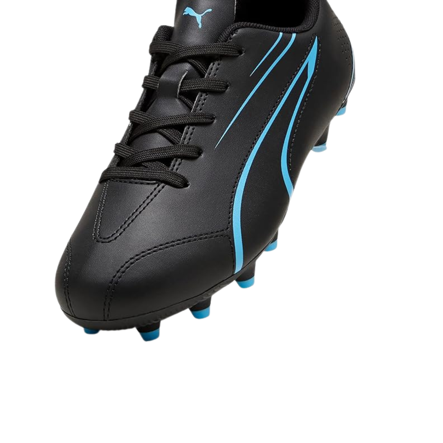 Puma Vitoria FG/AG Football Boots Unisex - Puma Black/ Luminous Blue 107483-05