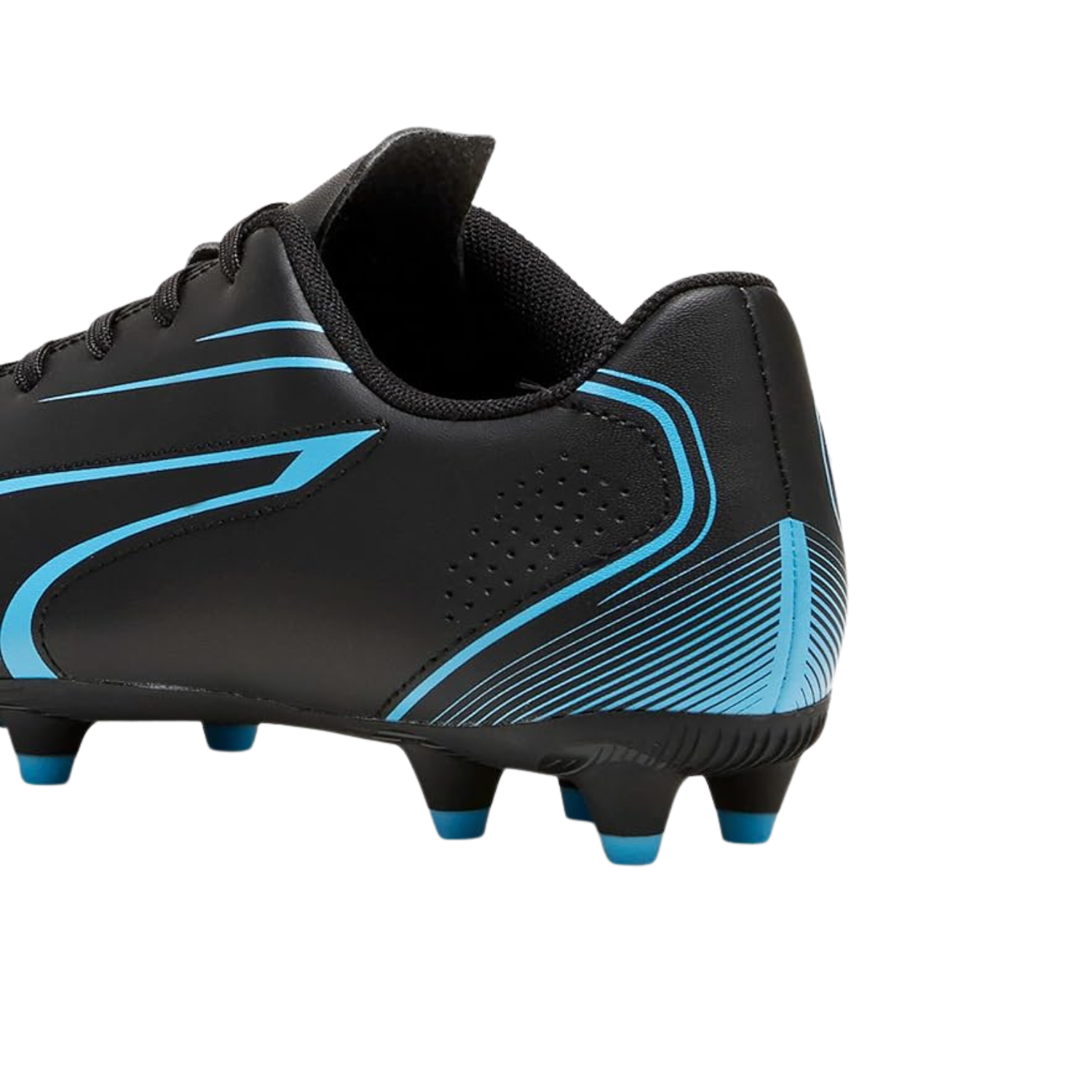 Puma Vitoria FG/AG Football Boots Unisex - Puma Black/ Luminous Blue 107483-05