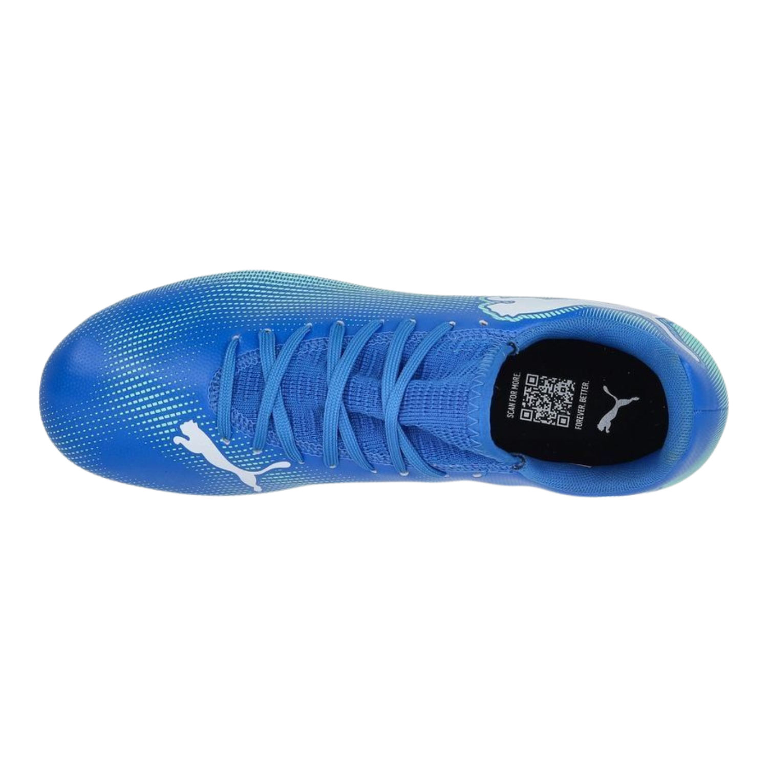 Puma Future 7 Play FG/AG Football Boots Unisex - Hyperlink Blue/Mint/Puma White (107939)