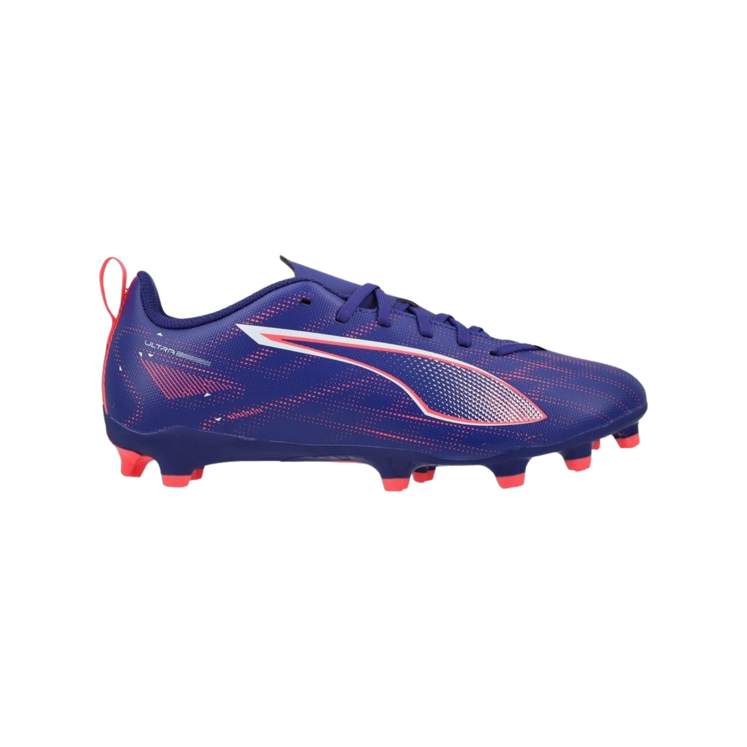 Puma Ultra 5 Play FG/AG Football Boots Junior - Lapis Lazuli/ Puma White/ Sunset Glow 107695