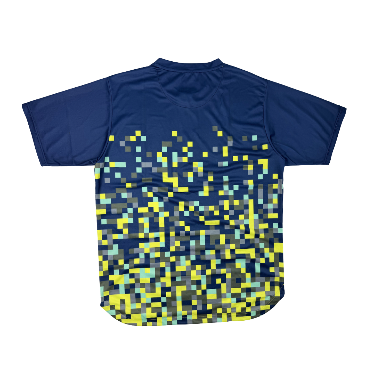 AIXO Pixel Mens T-Shirt - Navy