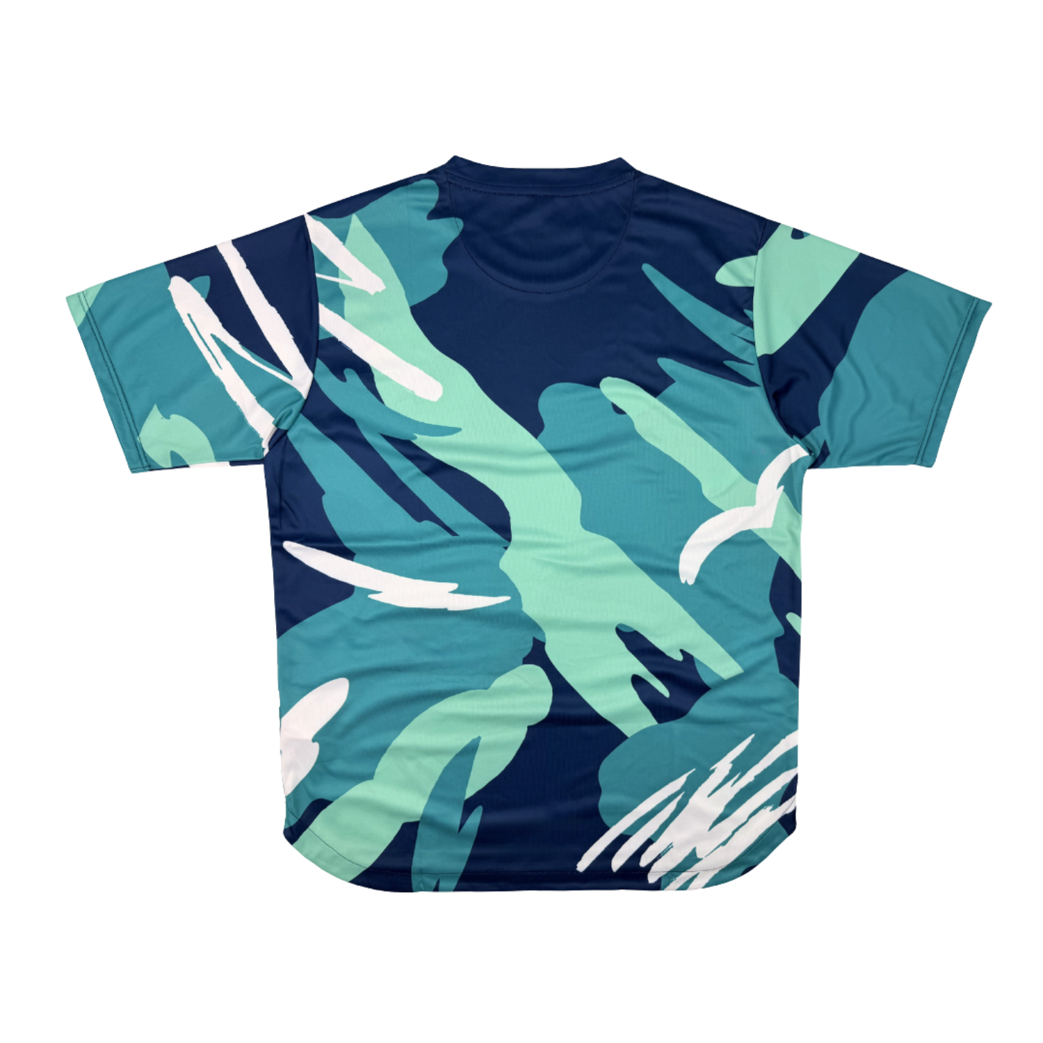 AIXO Abstract Mens T-Shirt  - Navy