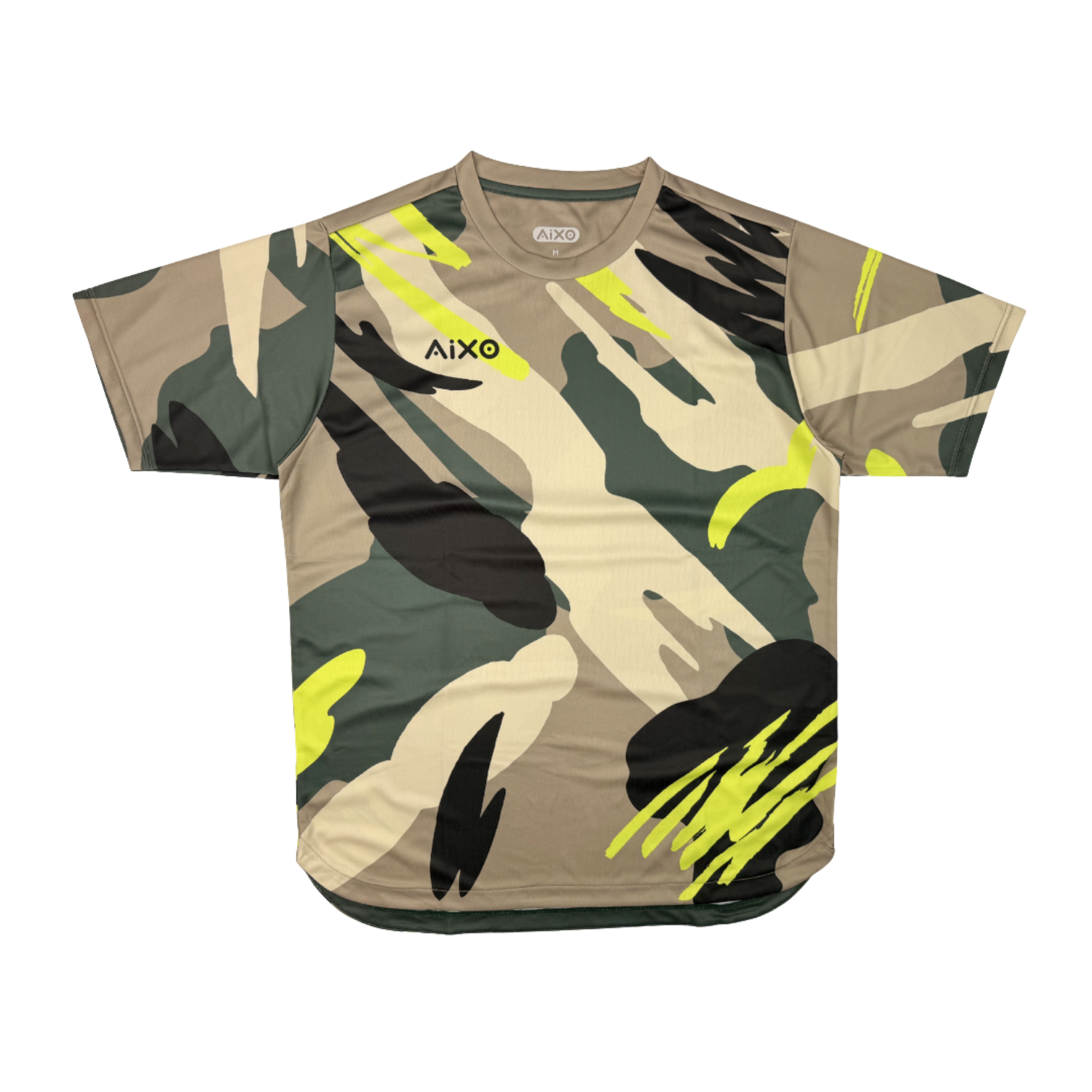 AIXO Abstract Mens T-Shirt - Stone