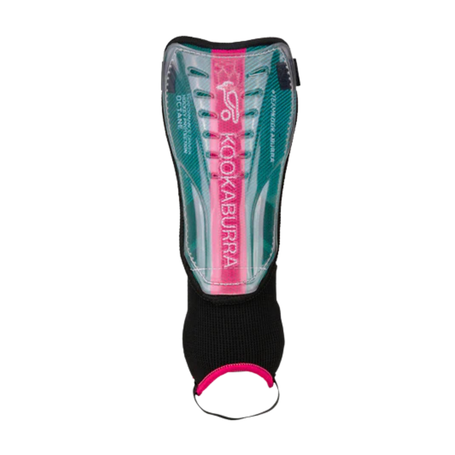 Kookaburra Octane Shinguards - Marine/Pink