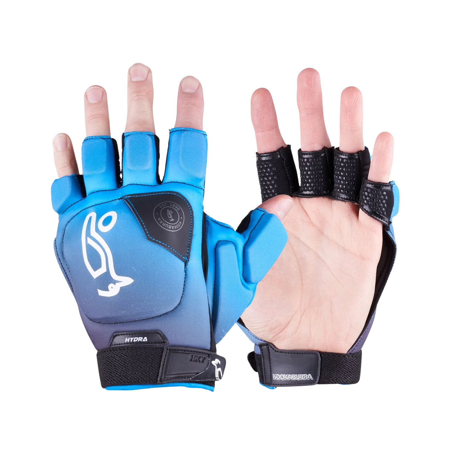Kookaburra Hydra Left Hand Guards - Black/Blue