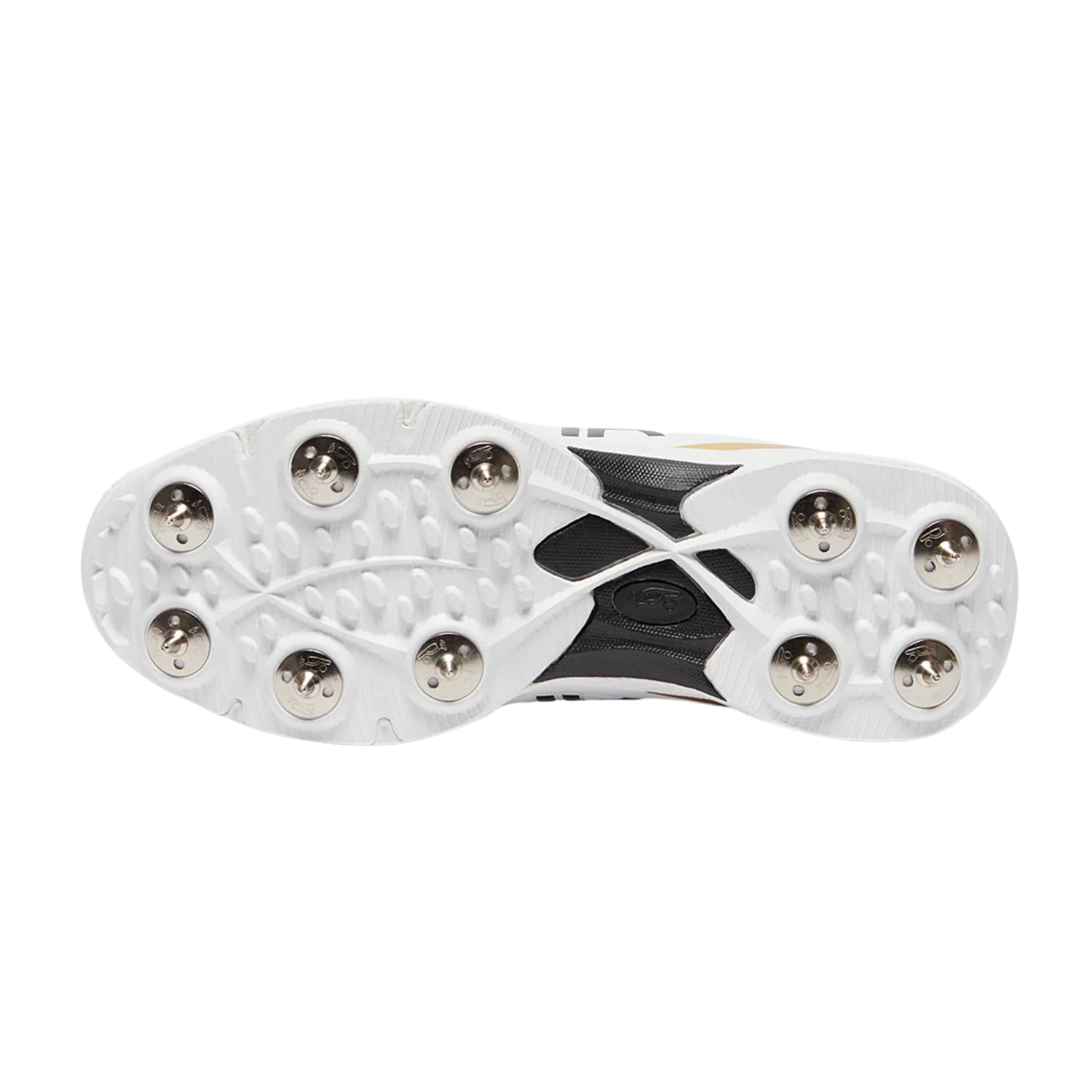 Kookaburra KC 3.0 Cricket Spikes - White/Gold