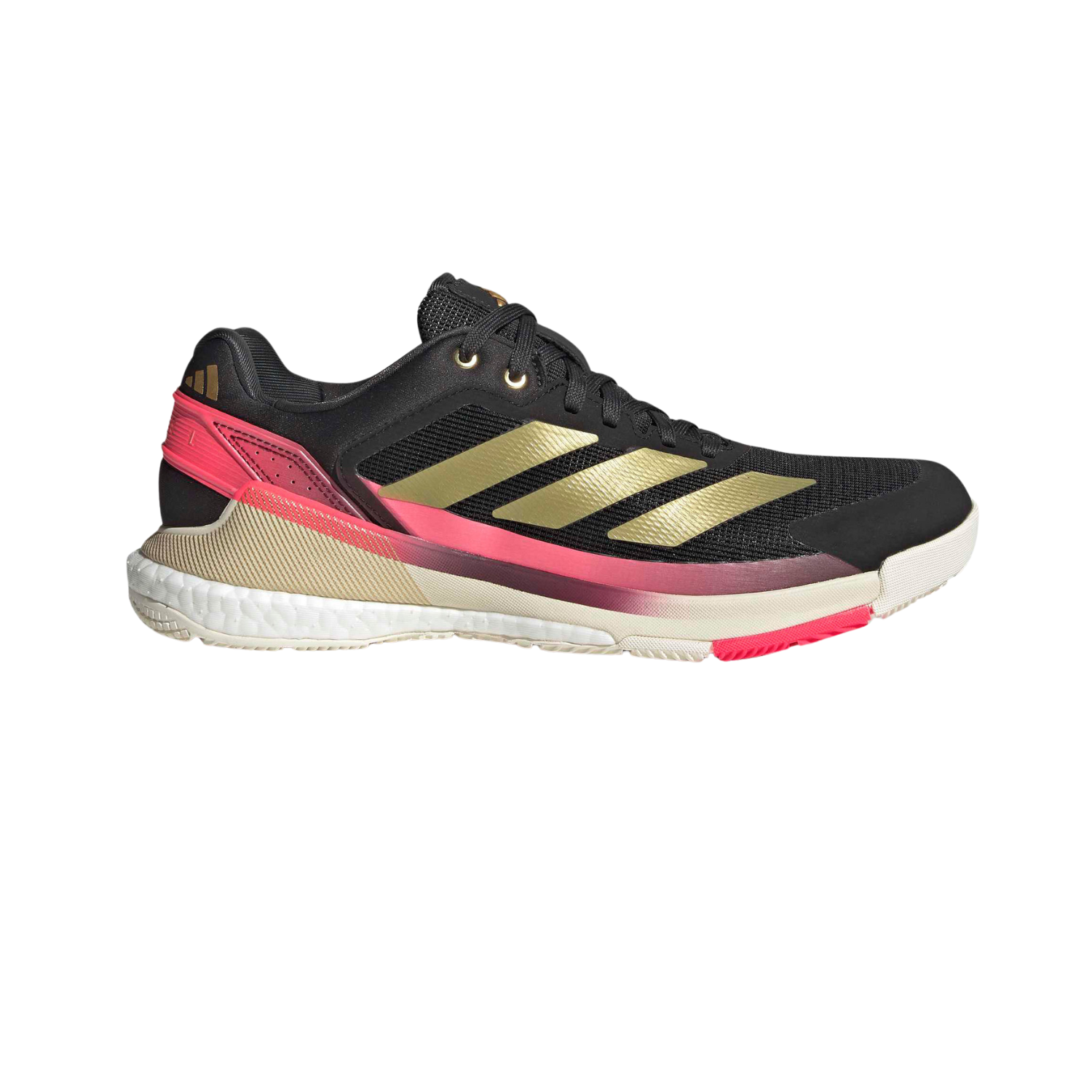 Adidas Crazyquick Boost Padel Shoe Men - Black/Gold/Pink