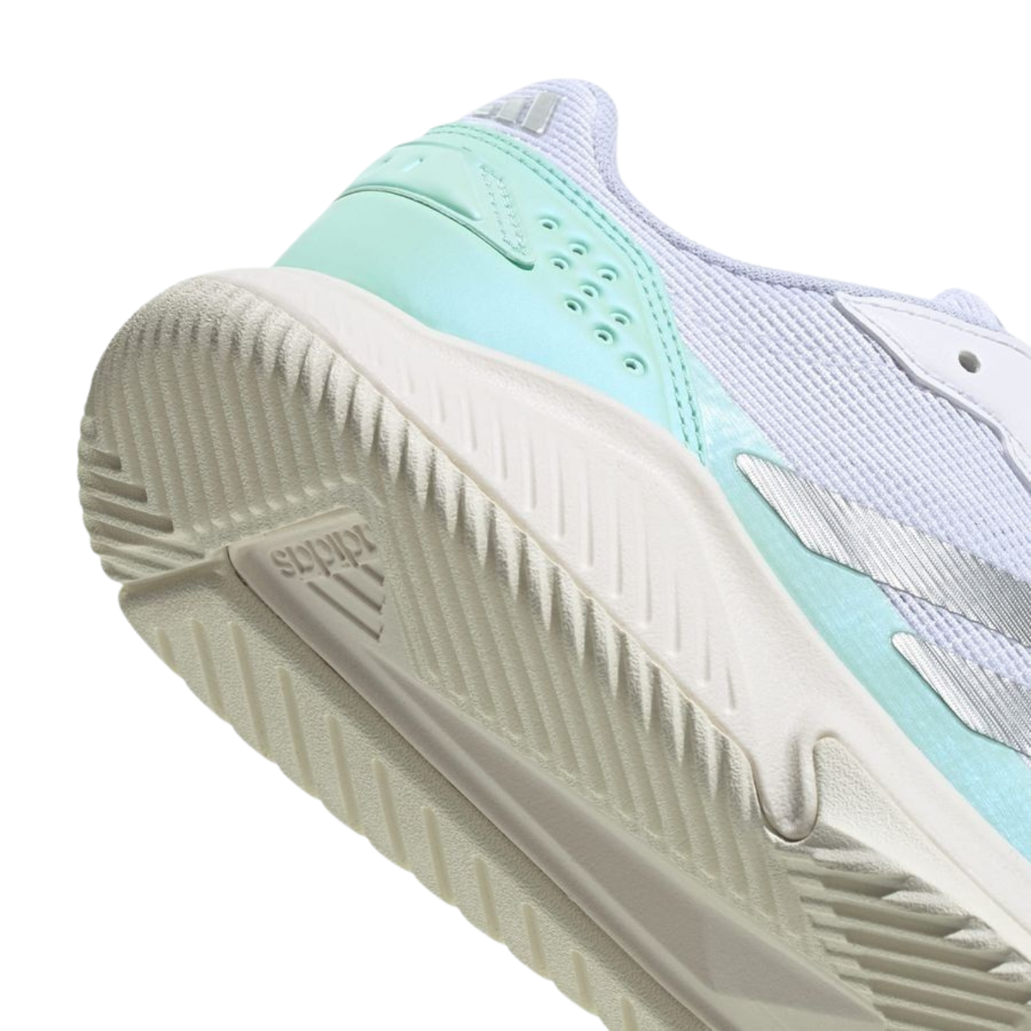 Adidas Courtquick Padel Shoe Women - White/Silver/Mint