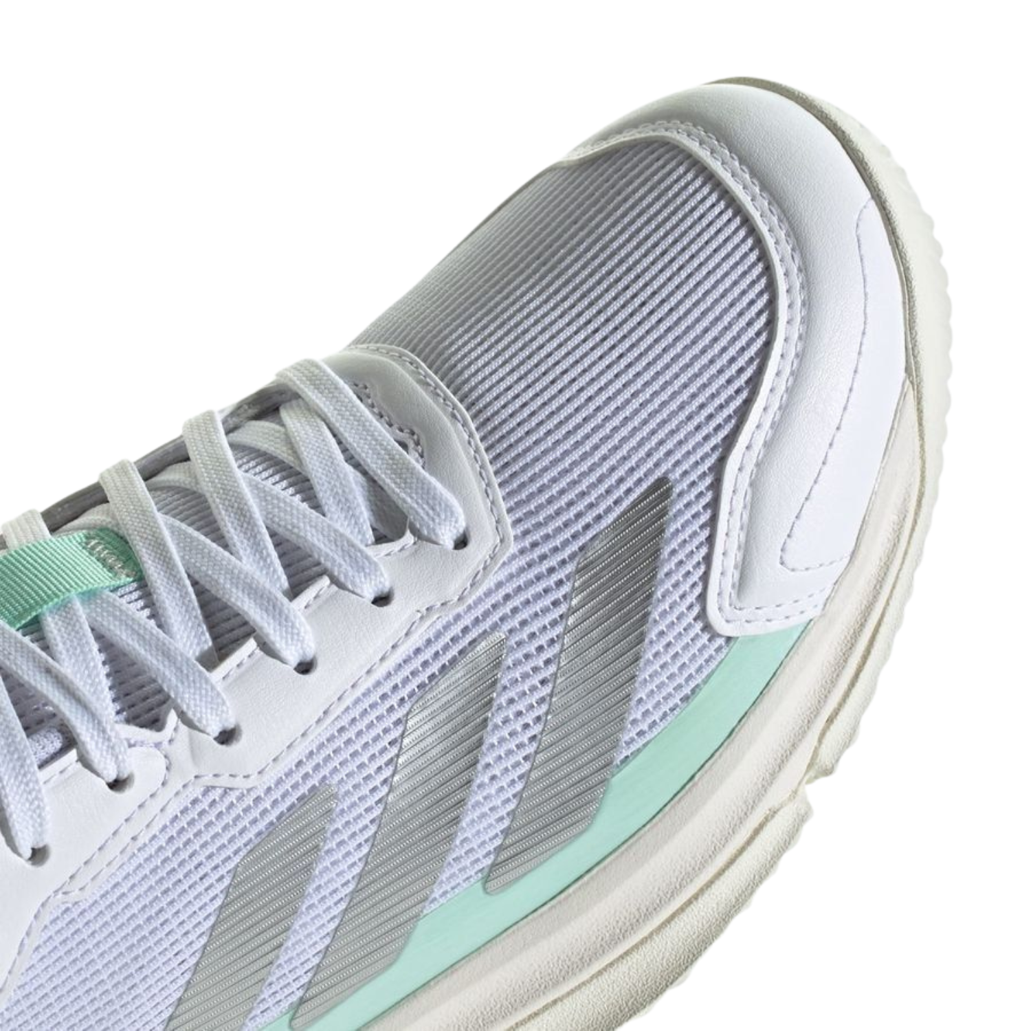 Adidas Courtquick Padel Shoe Women - White/Silver/Mint