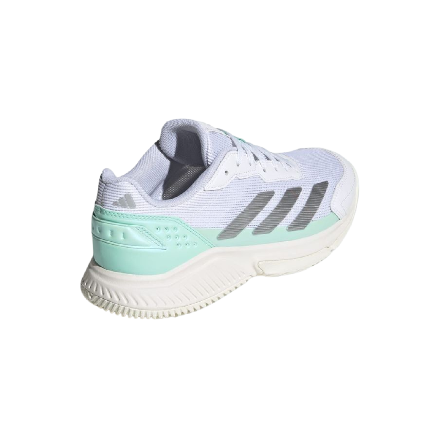 Adidas Courtquick Padel Shoe Women - White/Silver/Mint