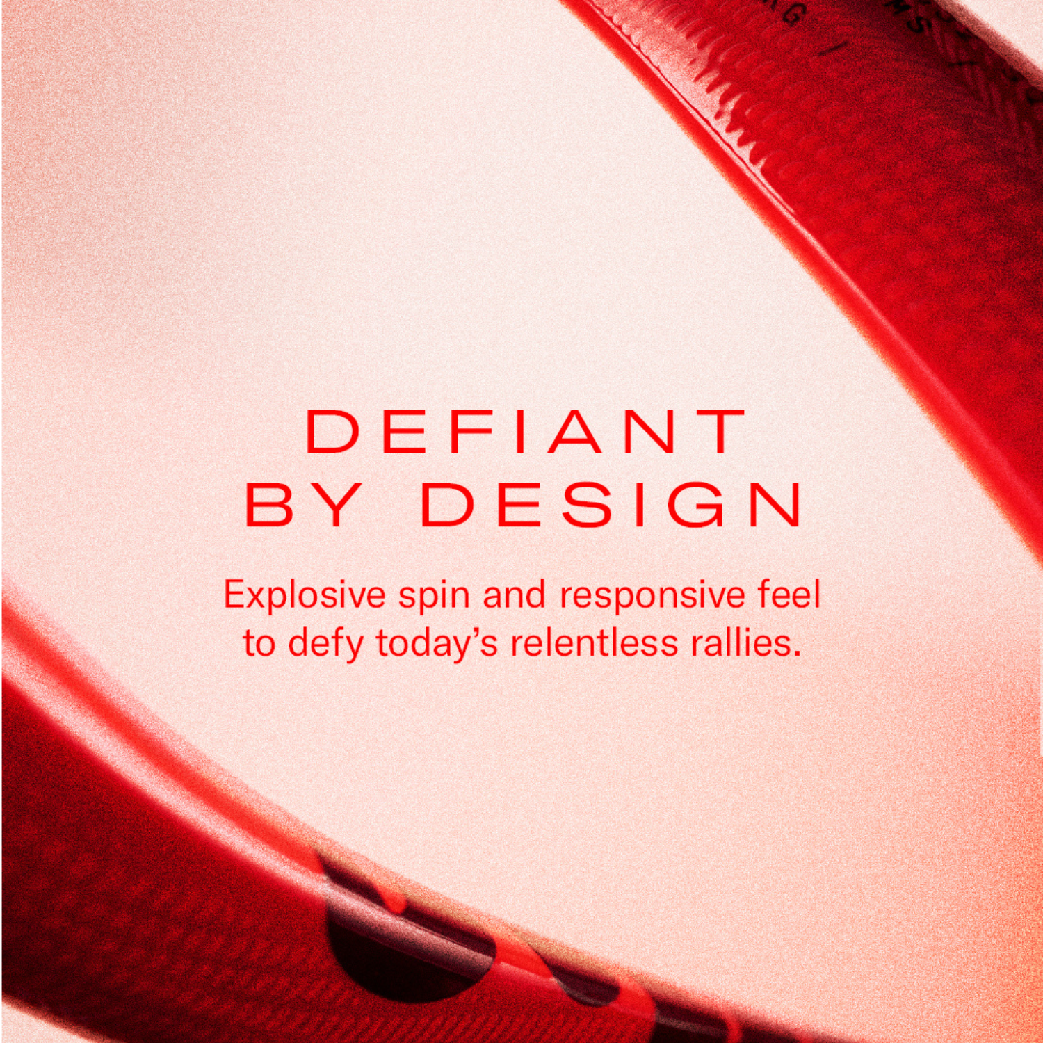 Wilson Defyer 100 V1 Redline Concept Edition 2026 Tennis Unstrung Racket 300g - Adrenalyn Red