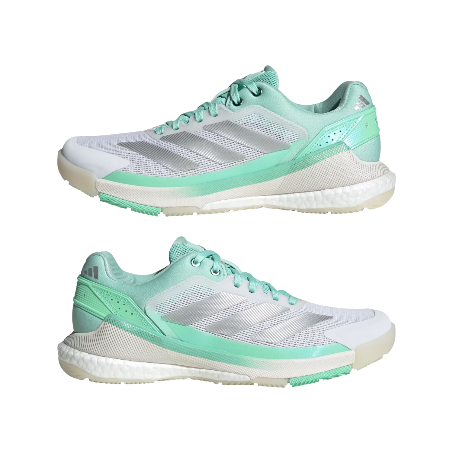 Adidas Crazyquick Boost Padel Shoes Women - Mint/Silver