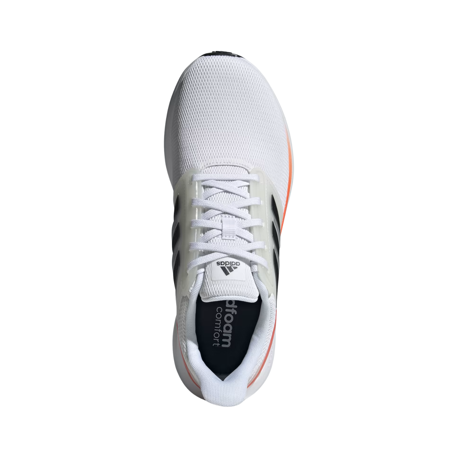Adidas EQ19 Running Shoes - Cloud White/Carbon/Solar Red