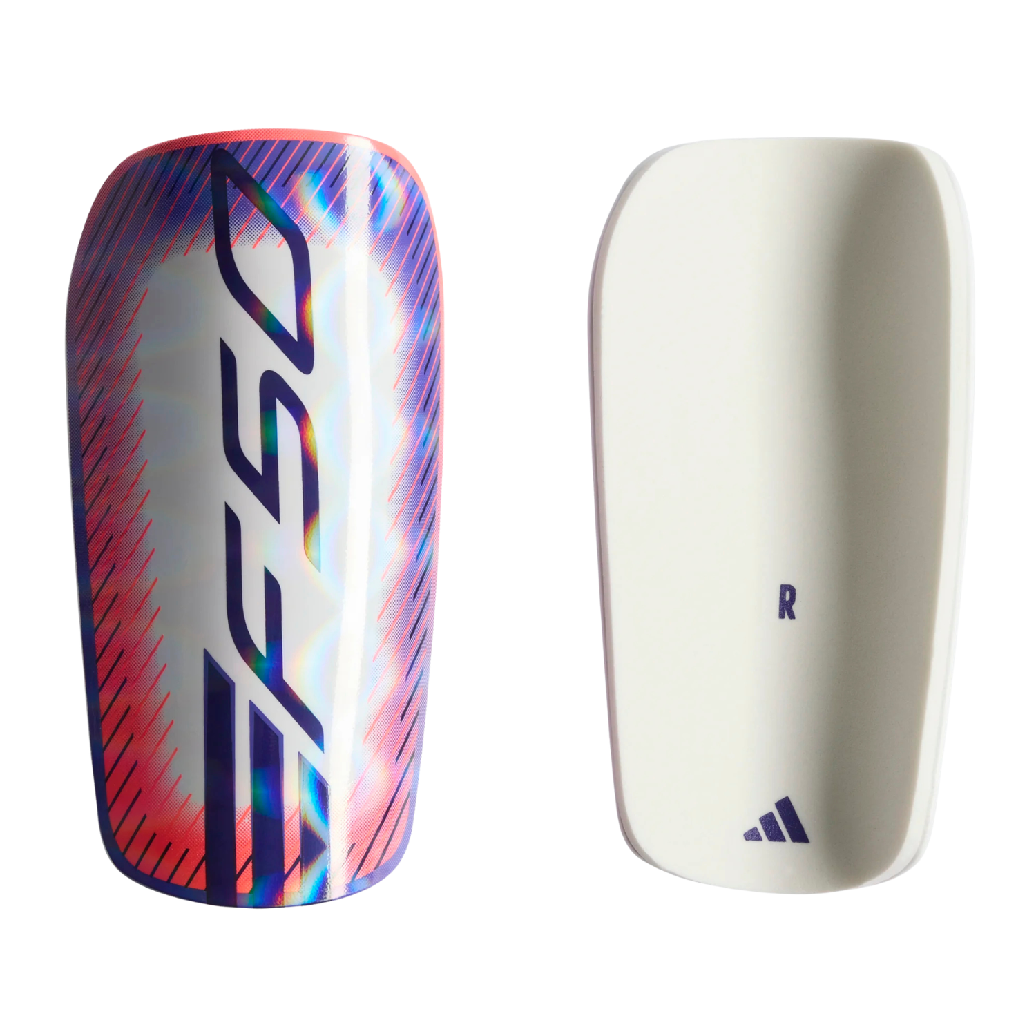 Adidas F50 Match Football Shin Guards Junior - White/Pink/Purple