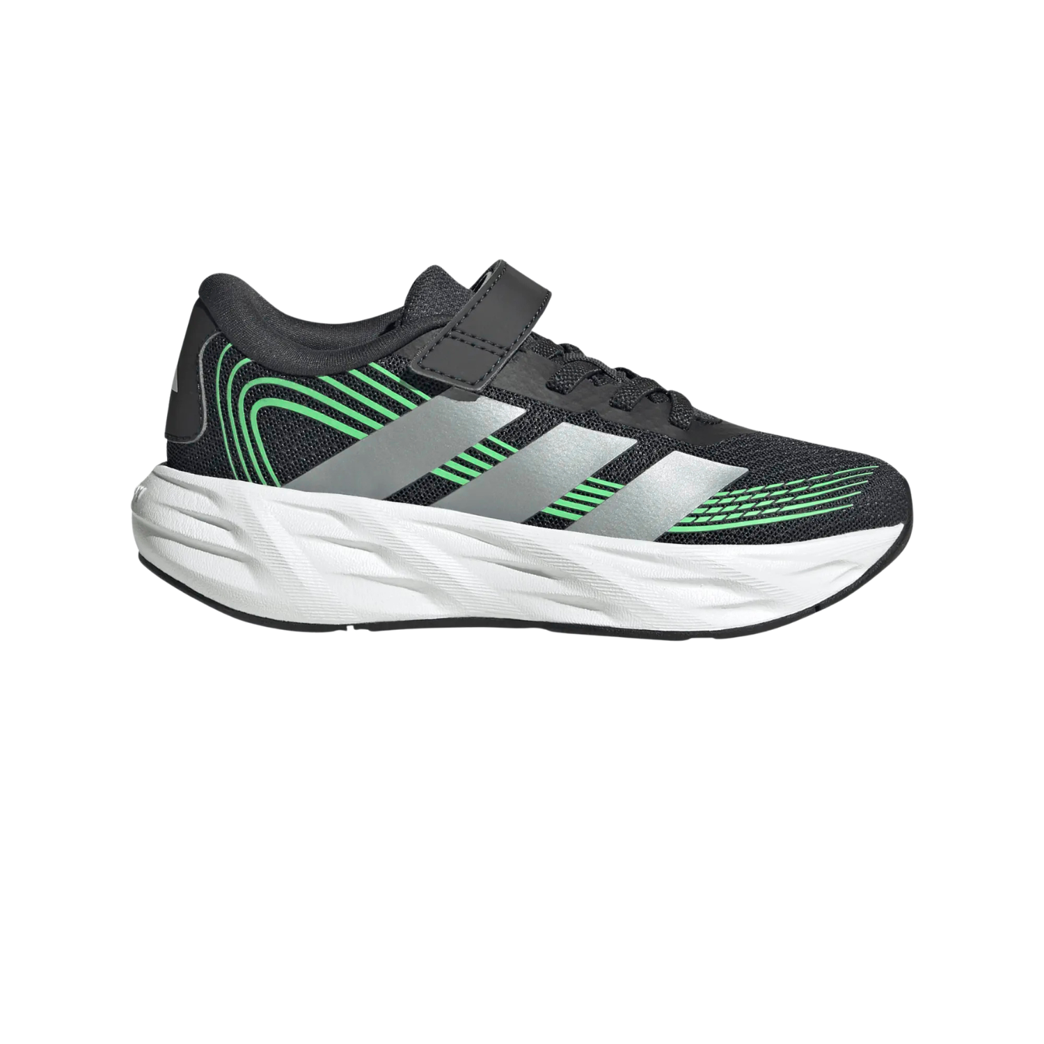 Adidas Galaxy 8 Running Shoe Kids - Grey/Green