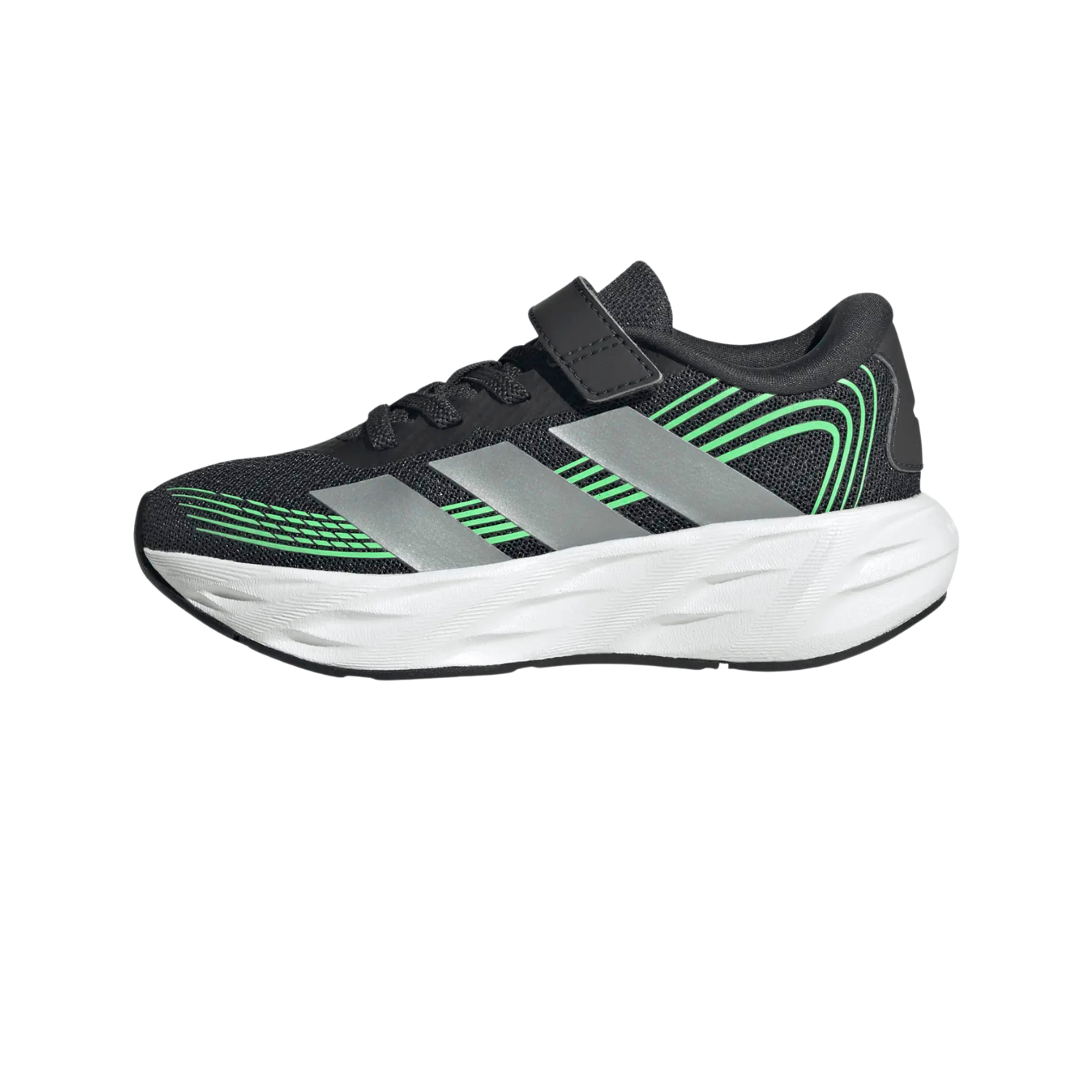 Adidas Galaxy 8 Running Shoe Kids - Grey/Green