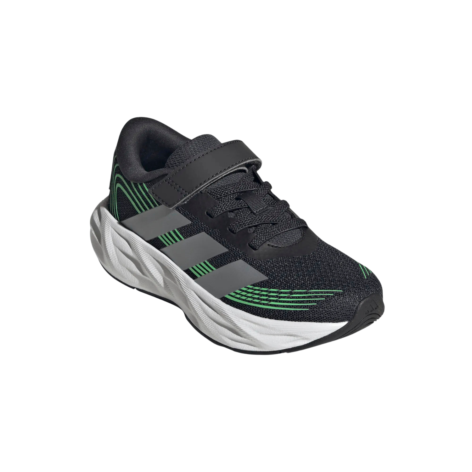 Adidas Galaxy 8 Running Shoe Kids - Grey/Green