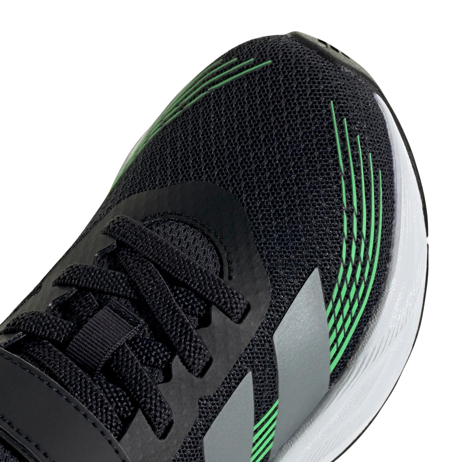 Adidas Galaxy 8 Running Shoe Kids - Grey/Green
