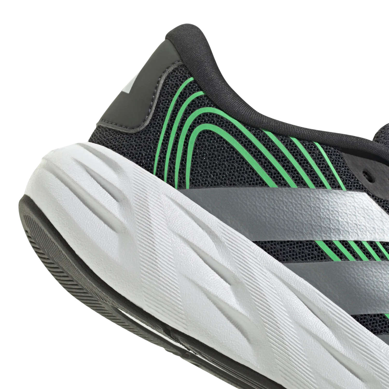Adidas Galaxy 8 Running Shoe Junior - Grey/Green
