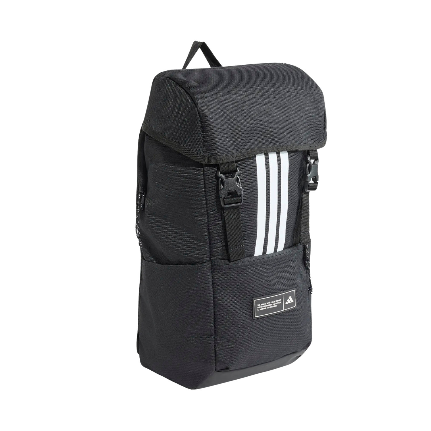 Adidas 3 Stripes Flap Backpack - Black
