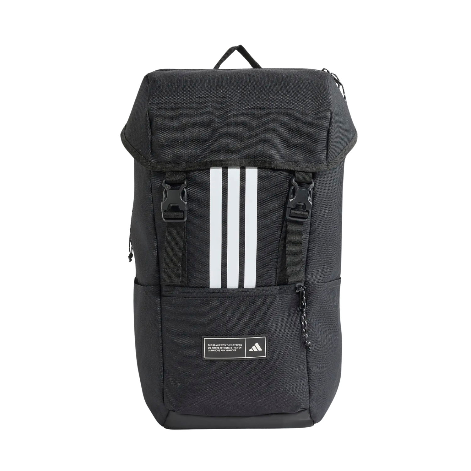 Adidas 3 Stripes Flap Backpack - Black