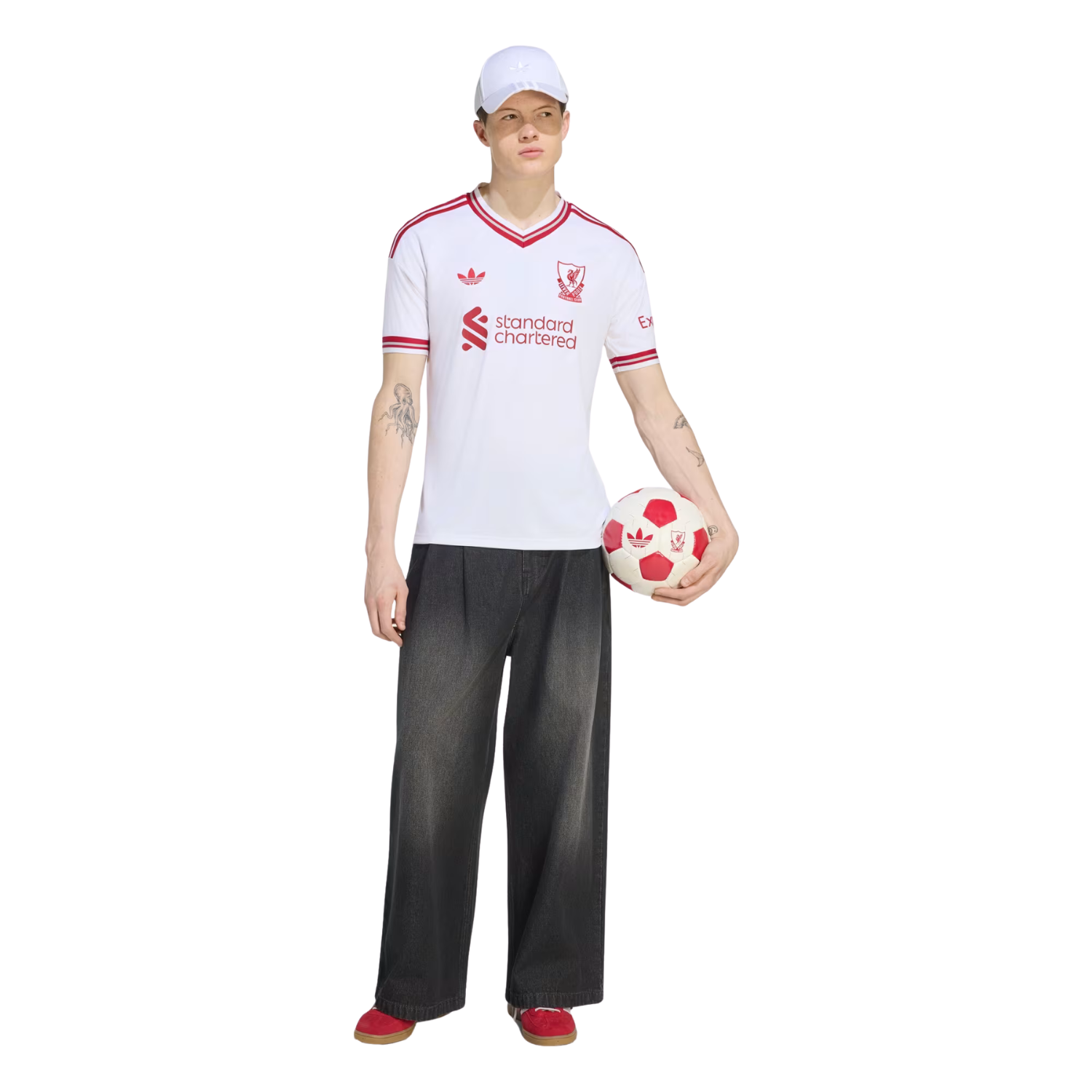 Adidas Liverpool F.C. 26/27 Away Jersey - White