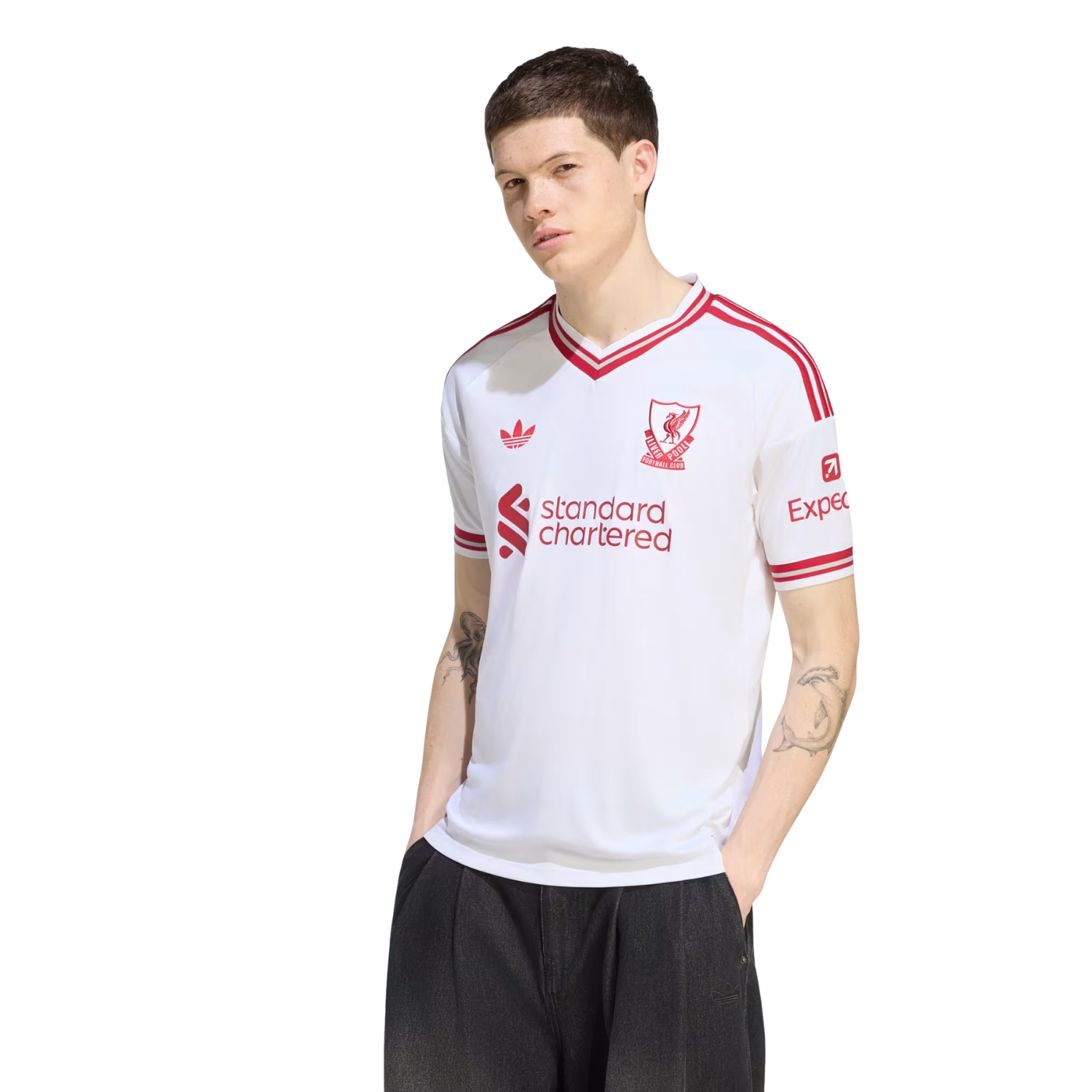 Adidas Liverpool F.C. 26/27 Away Jersey - White