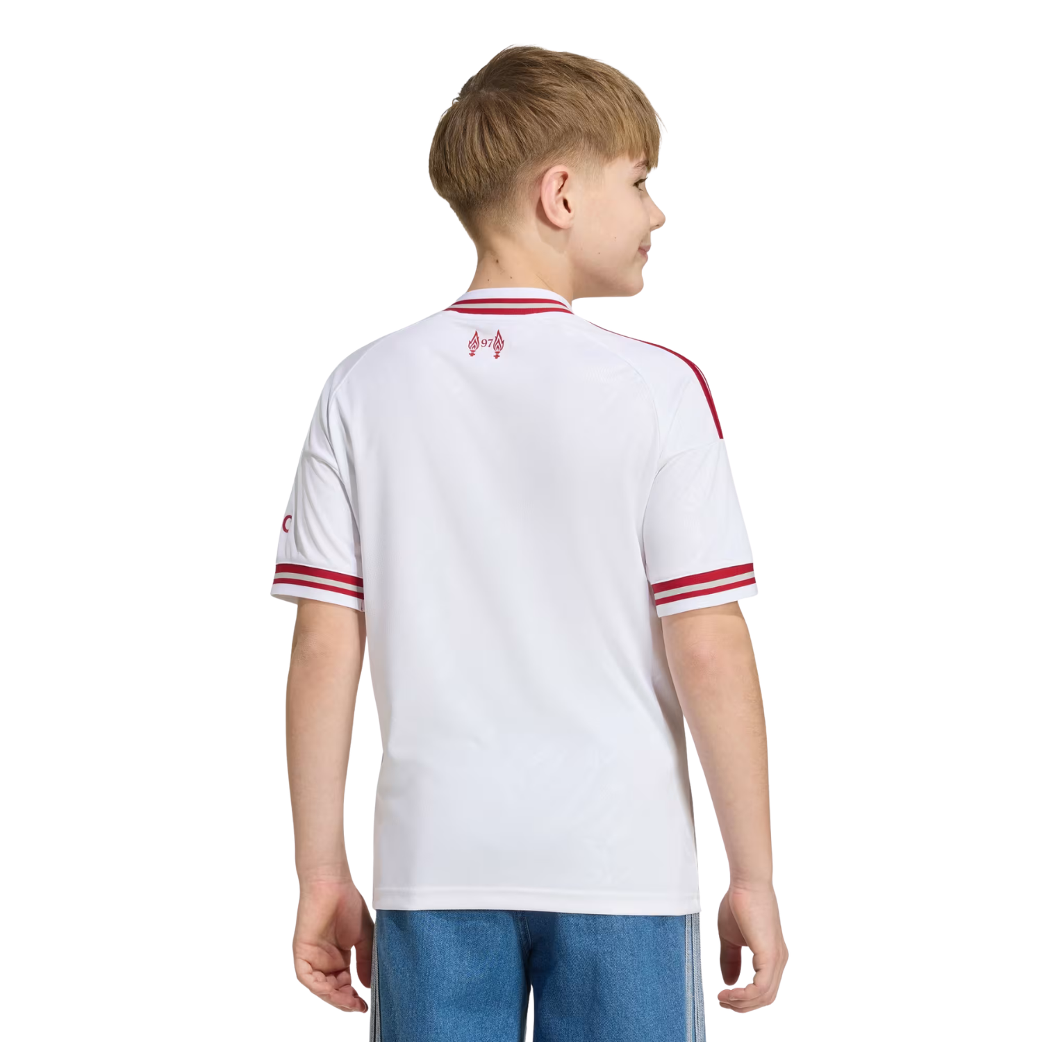 Adidas Liverpool F.C. 26/27 Away Jersey Kids - White
