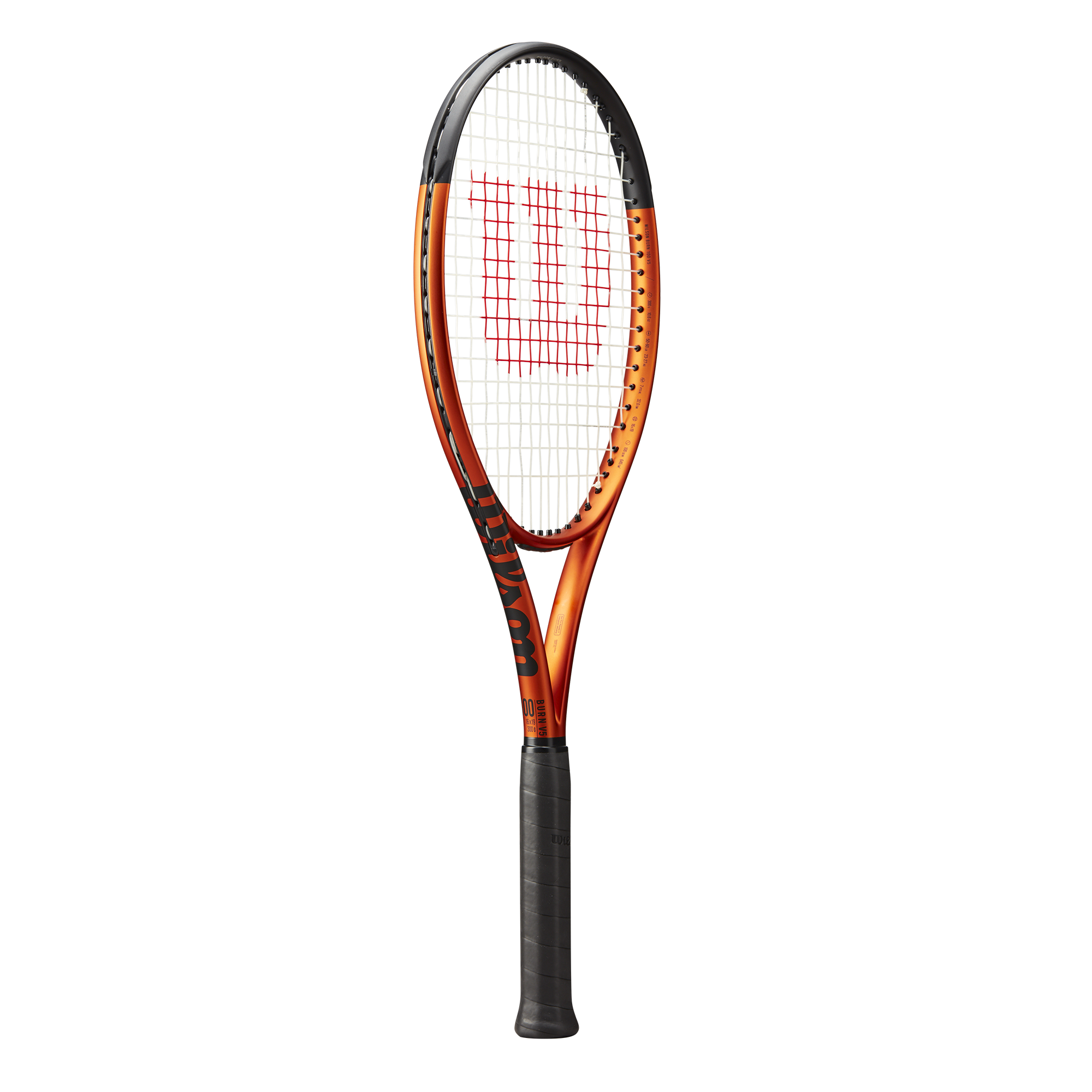 Wilson Burn 100 V5.0 Tennis Racket - Black/Orange