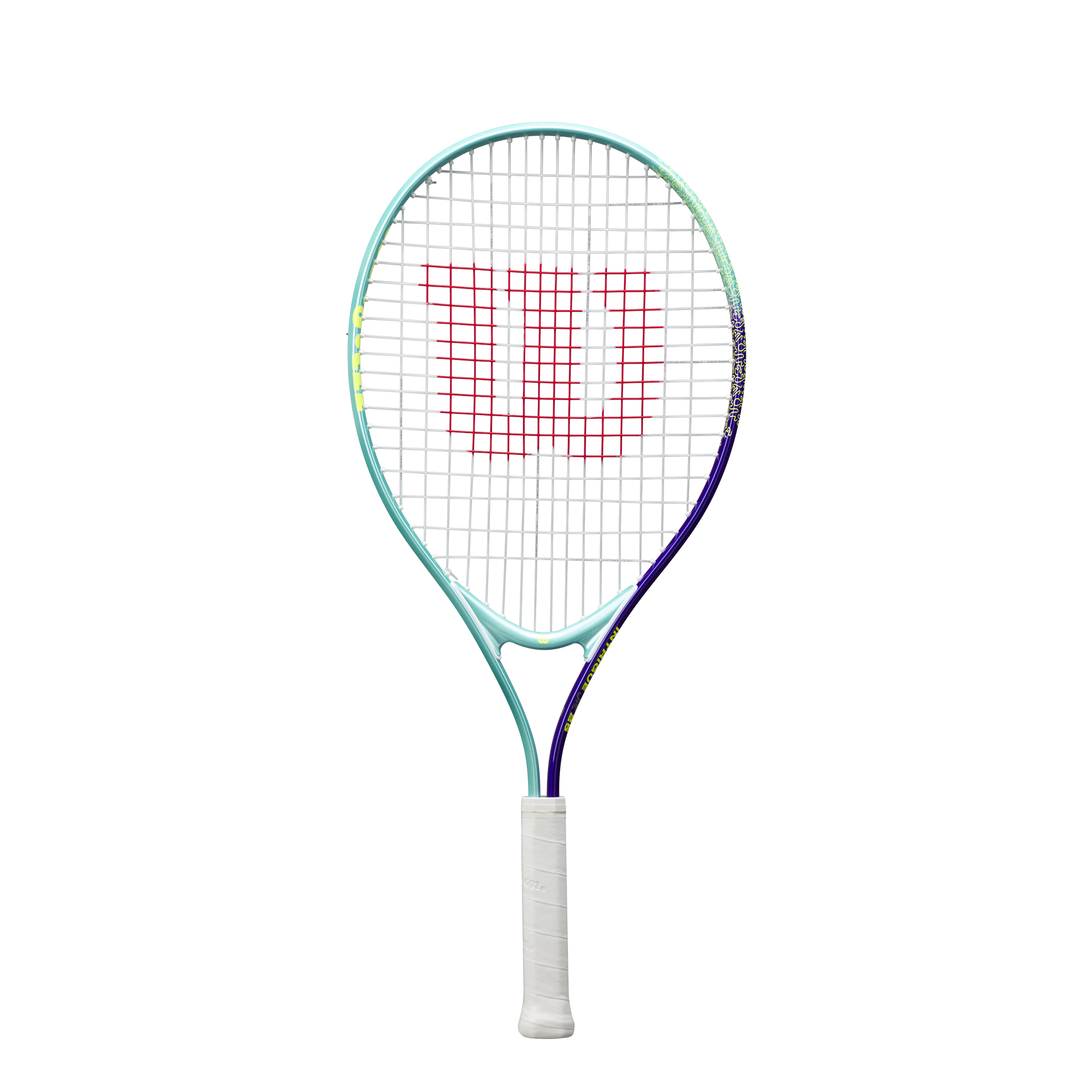 Wilson Intrigue Junior 25 Girls Tennis Racket - 205g - Green/Navy
