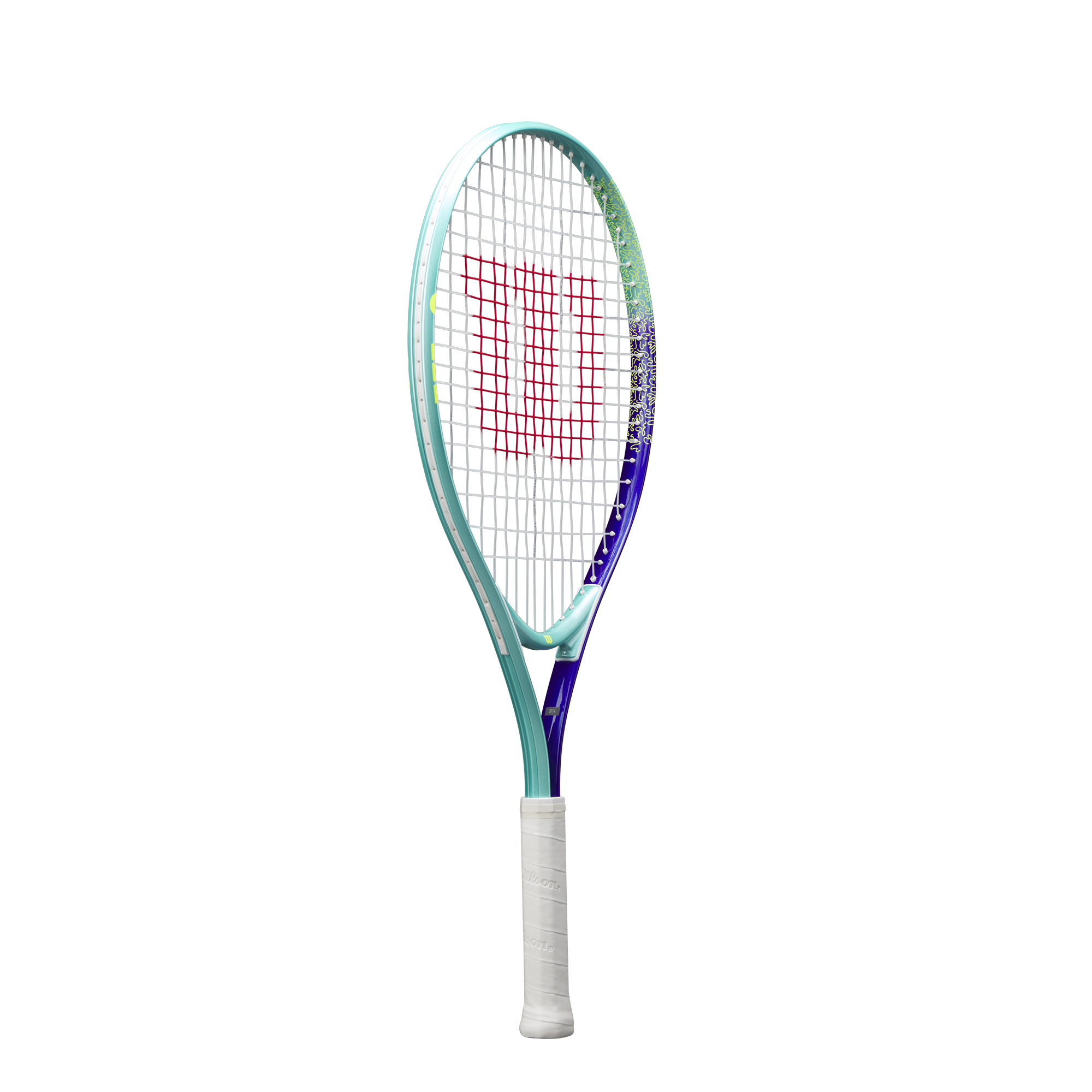 Wilson Intrigue Junior 25 Girls Tennis Racket - 205g - Green/Navy