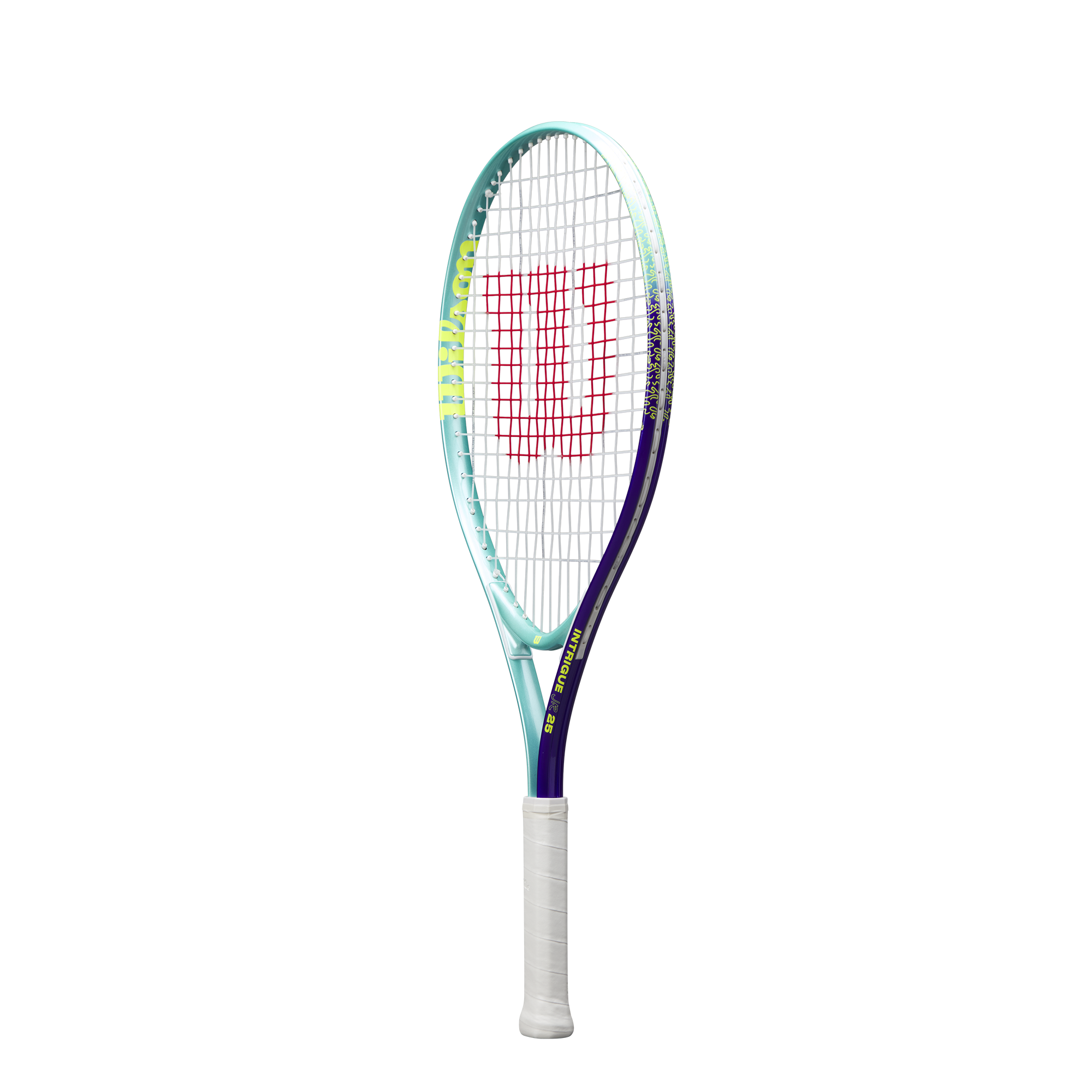Wilson Intrigue Junior 25 Girls Tennis Racket - 205g - Green/Navy