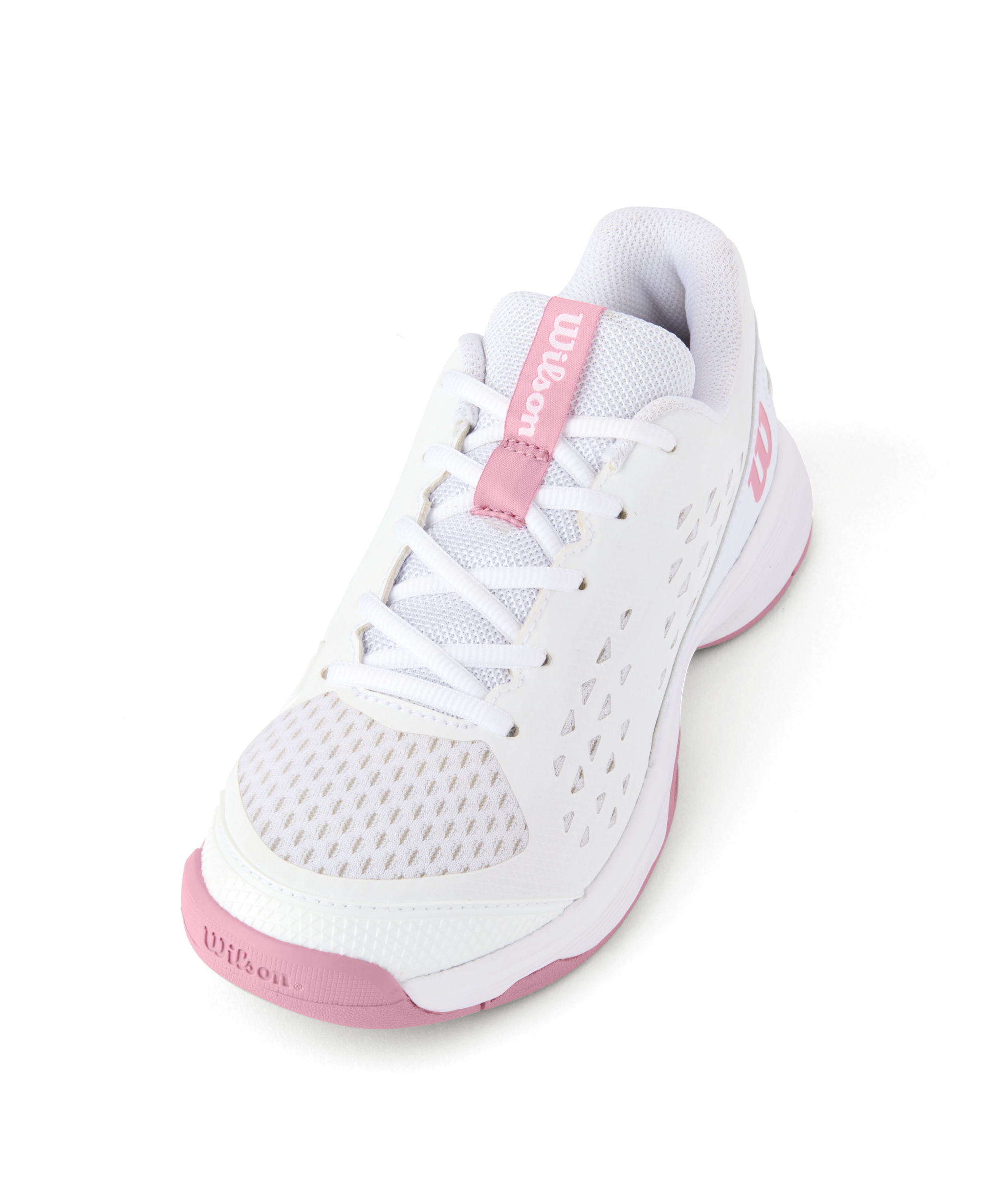 Wilson Rush Pro L Tennis Shoes Junior - White/Pink
