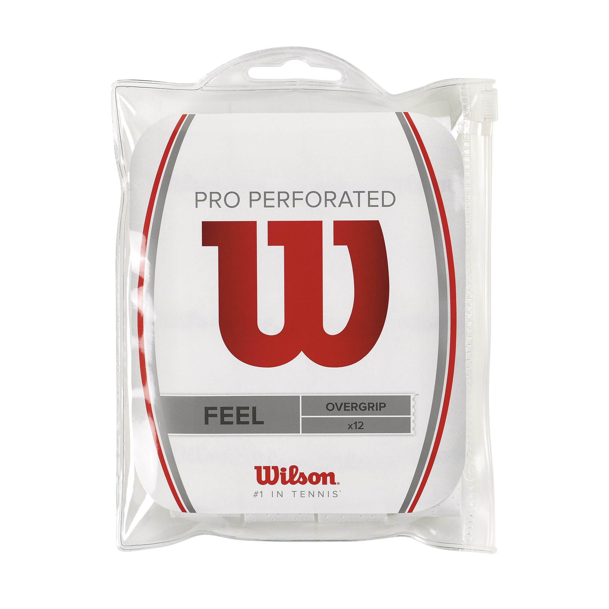 Wilson Pro Overgrip Perforated 12 Pack - White