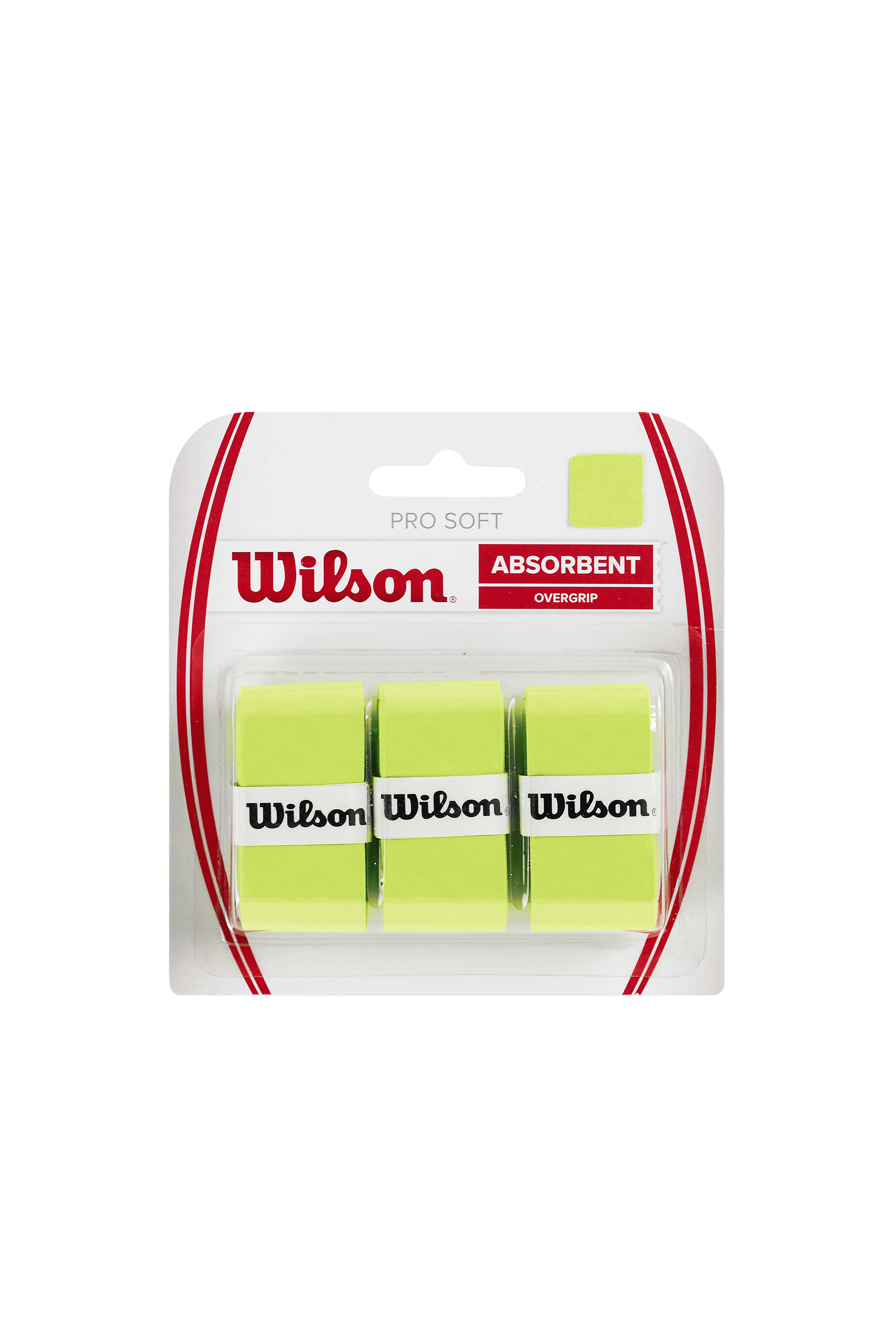Wilson Pro Soft Overgrip 3 Pack - Lime