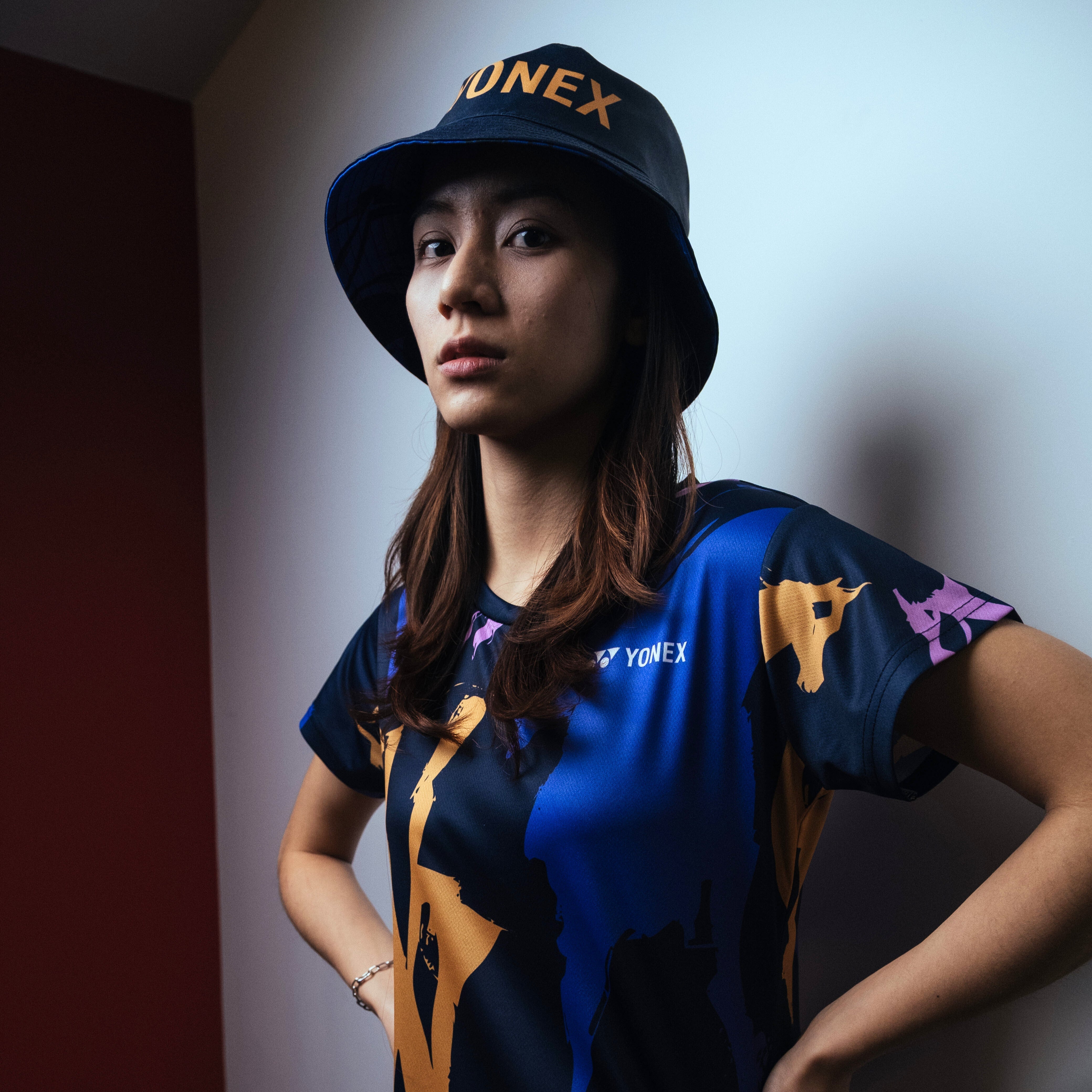 Yonex Legend’s Crown – Reversible Bucket Hat (Ink Blue | Celestial Purple / Pale Gold) Yonex CNY2026 Reversible Bucket Hat A Unisex Clothing Yonex