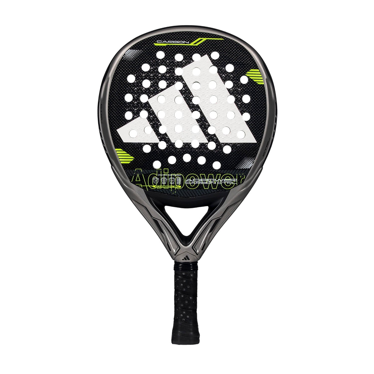 Adidas Adipower Carbon Ctrl 3.4 Padel Racket 2025 - Black/Yellow