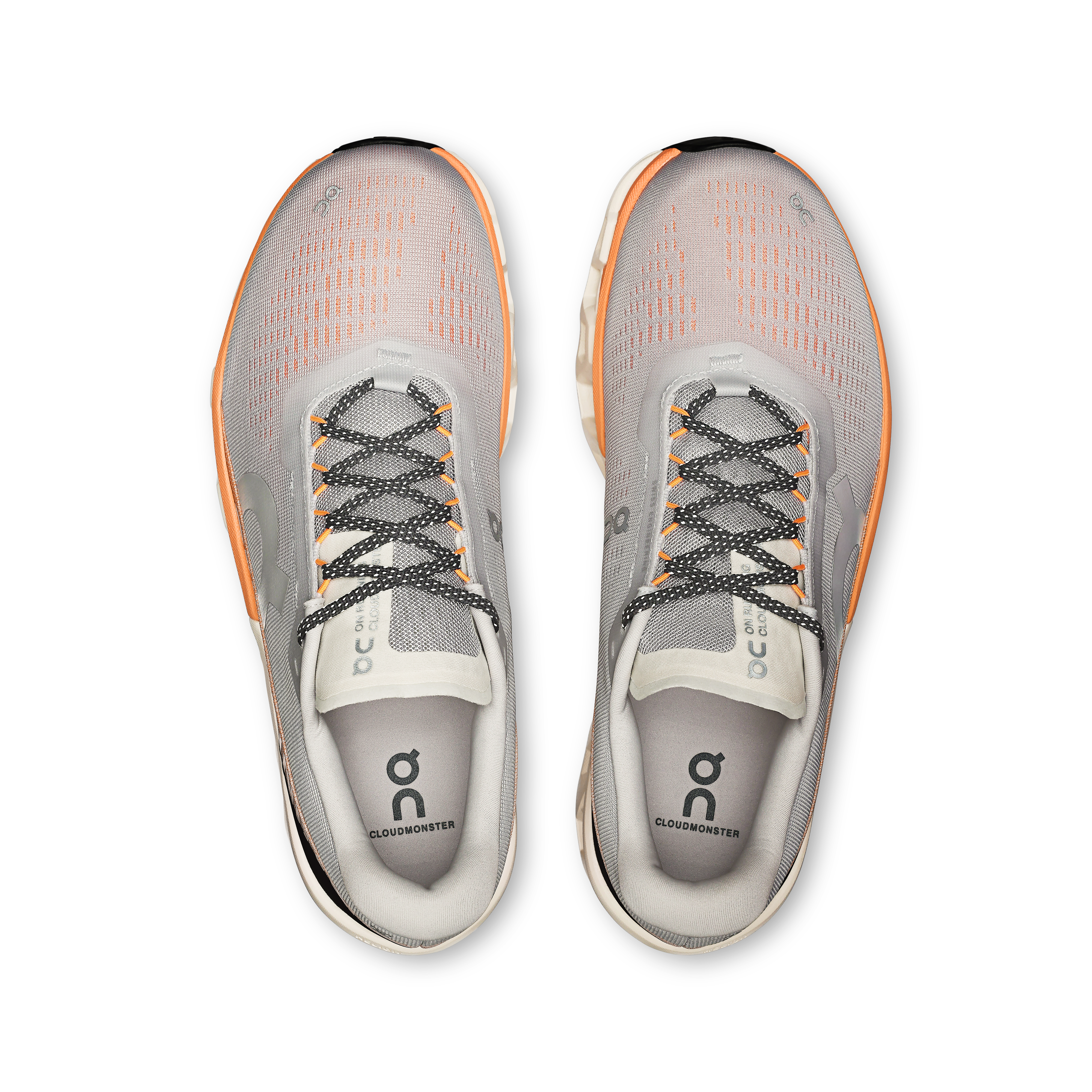 On Running Cloudmonster 2 Running Shoe Men - Glacier/Tangerine