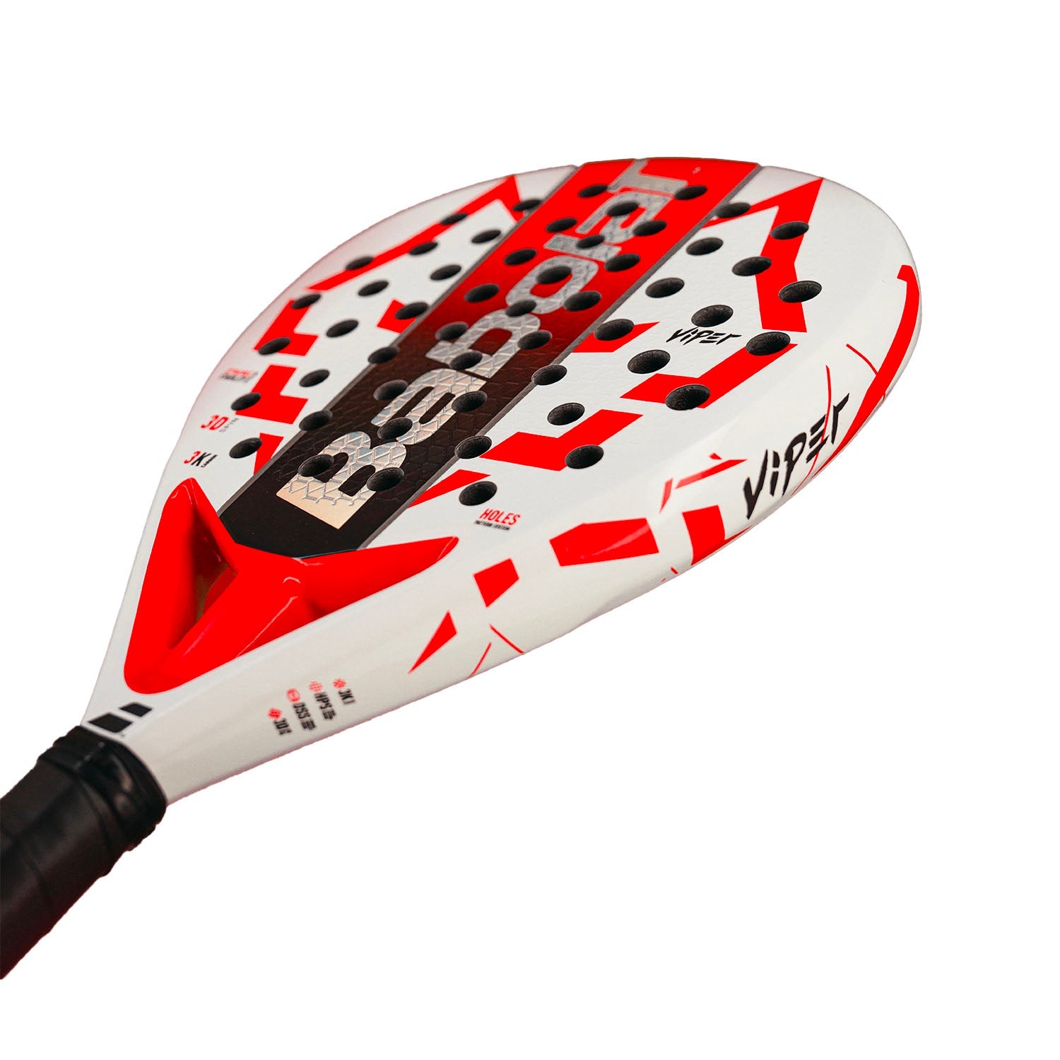 Babolat Juan Lebron 2.5 Padel Racket - White/Red