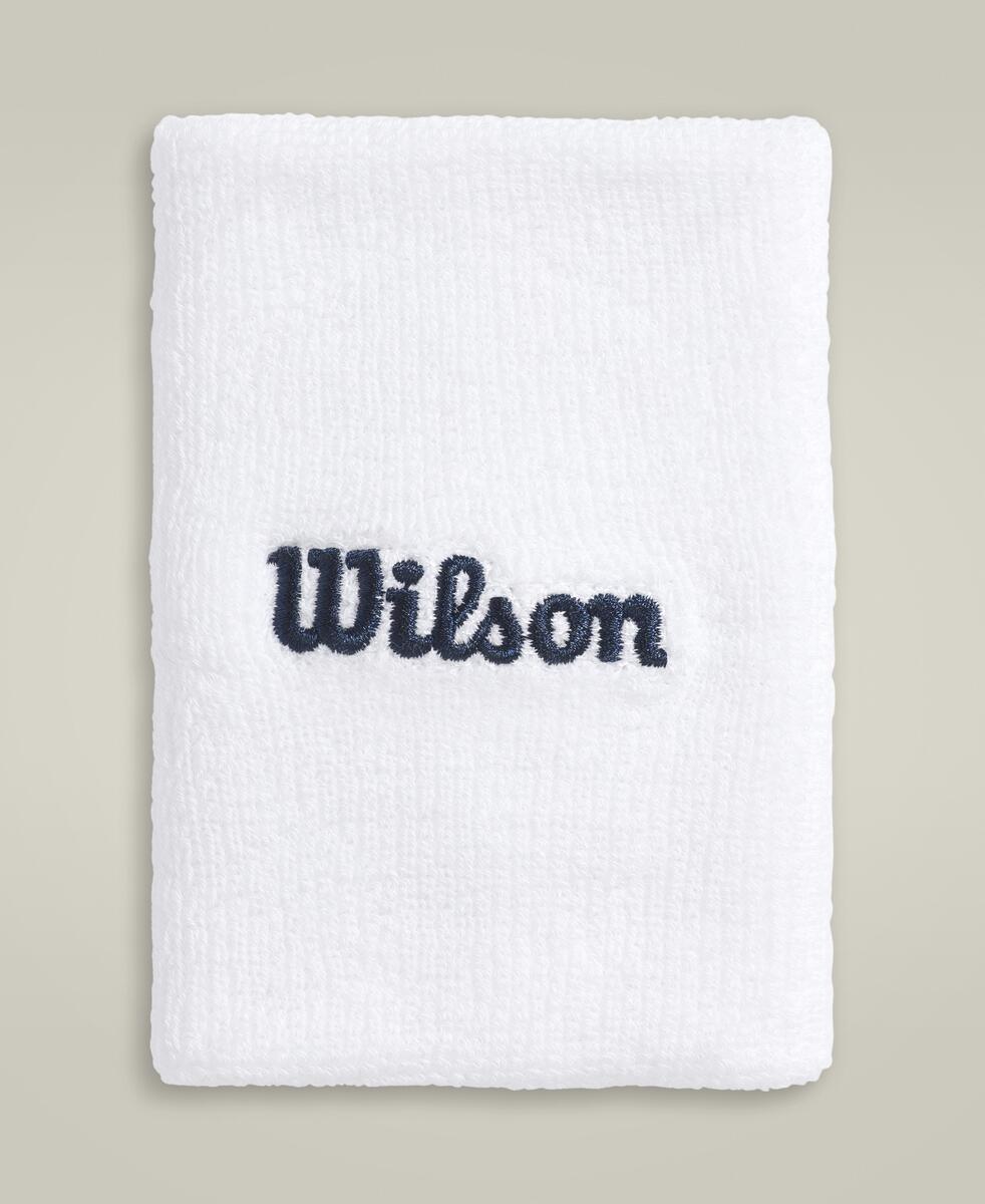 Wilson Wide Terry Wristbands Unisex - White