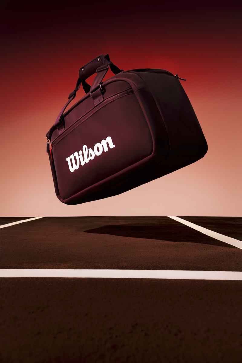 Wilson Defyer V1 Small 2026 Tennis Duffel Bag - Red WR8058201