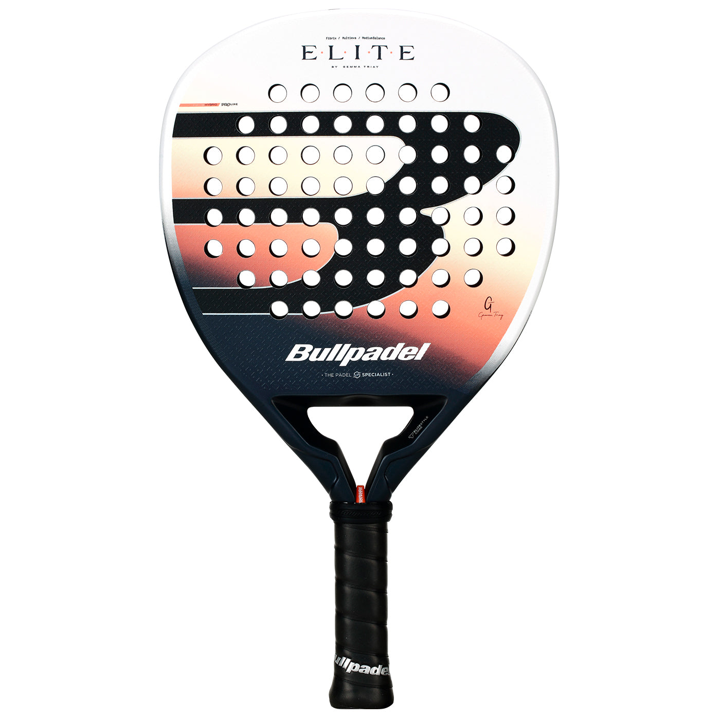 Bullpadel Elite Women 26 Padel Racket - Balck/White