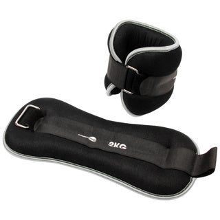 Fitness Mad FM Neoprene Wrist/Ankle Weights (FANKLEB4) 2 x 2kg Exercise & Fitness Fitness Mad