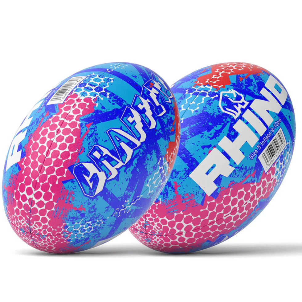 Rhino Graffiti Rugby Ball