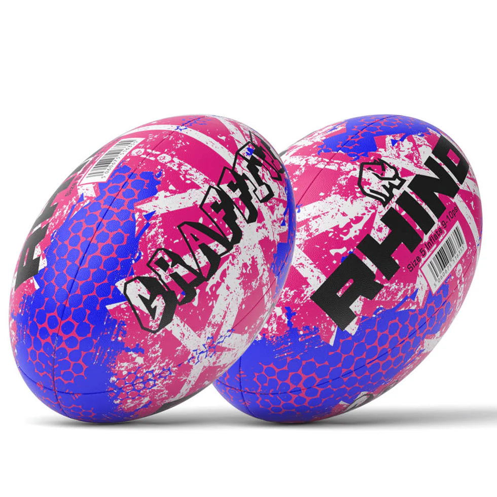 Rhino Graffiti Rugby Ball