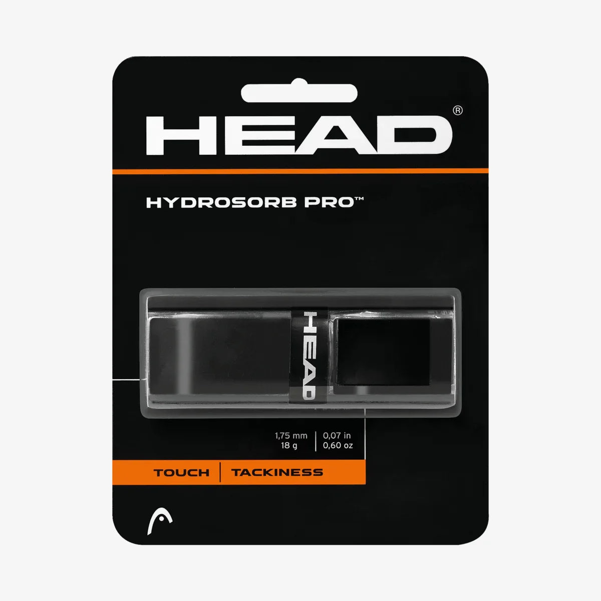 Head HydroSorb Pro Tennis Replacement Grip (Black)