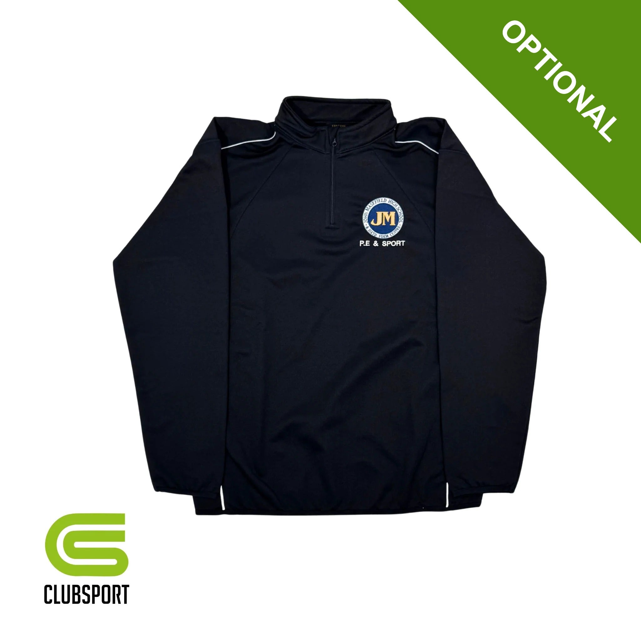 John Masefield High School 1/4 Zip PE Top