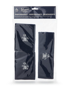 Original Penguin Solid (OGASE014) Headband and Wristband Set Unisex