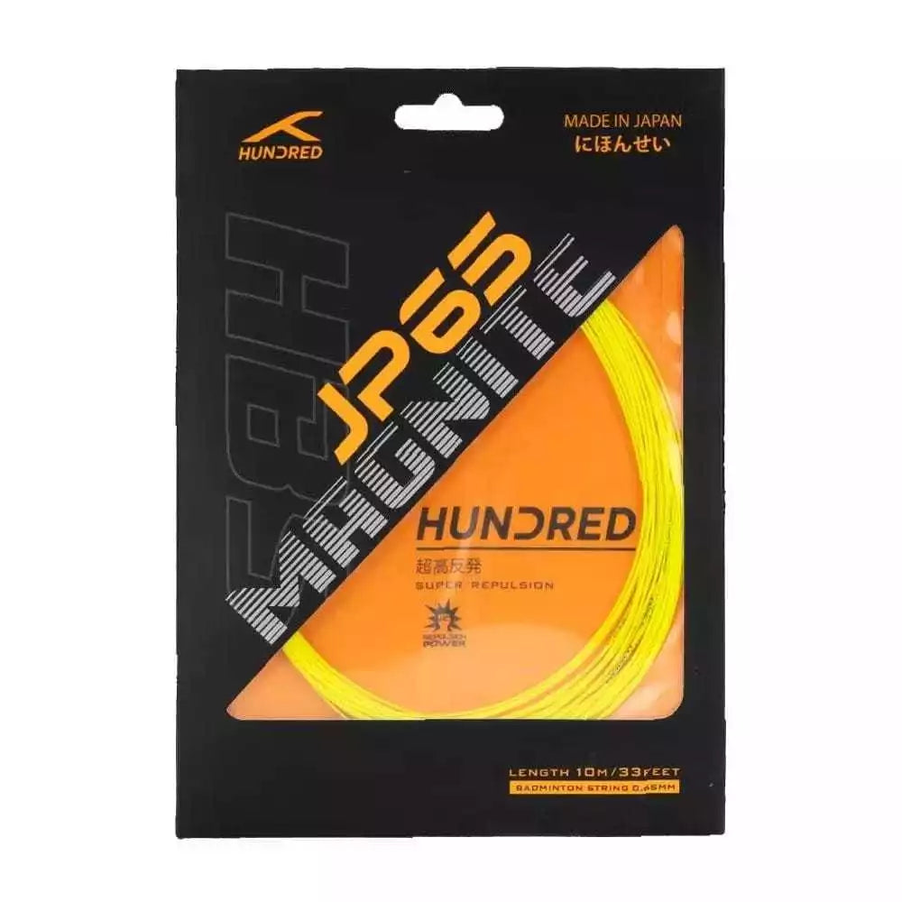 Hundred JP65 Magnite (HBAA-4M008-3) Badminton String (0.65mm) Sorbet Lime