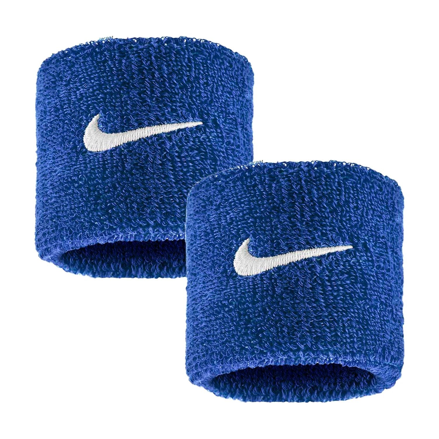 Nike Swoosh Classic Wristbands 2 Pack - Game Royal/White Game Royal White One Size Accessories Nike